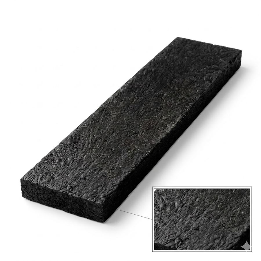 Escalón de madera plástica negro